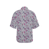 Hummingbird Pattern Print Design 04 Women's All Over Print Hawaiian Shirt