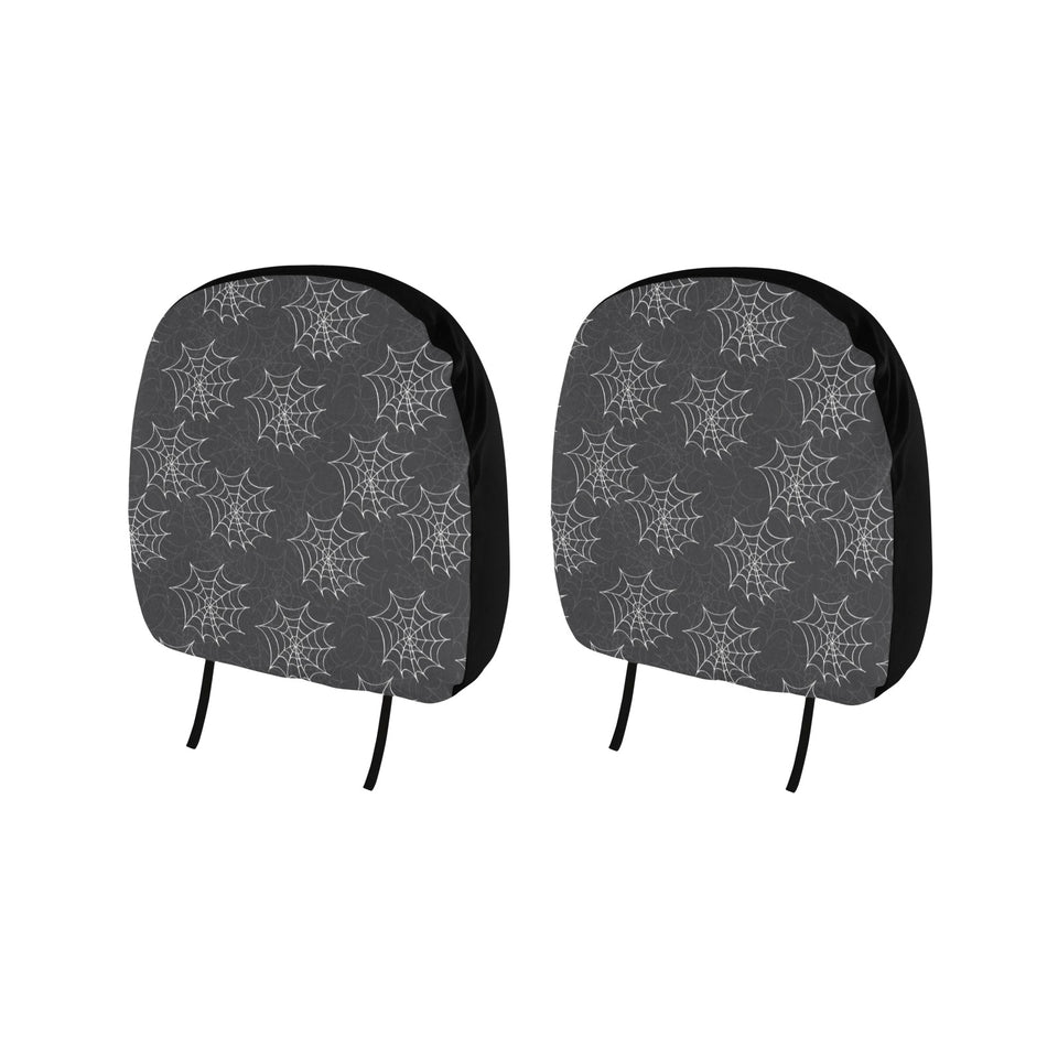 Cobweb Spider Web Pattern Car Headrest Cover