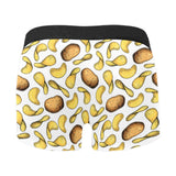 Potato Chips Pattern Print Design 01 Men's All Over Print Boxer Briefs Men's Underwear