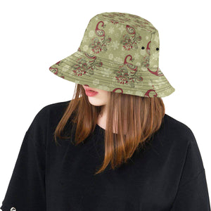 Peacock Tribal Pattern Unisex Bucket Hat