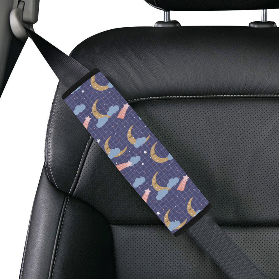 Moon Star Could Pattern Car Seat Belt Cover