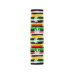 Canabis Marijuana Weed Pattern Print Design 01 Car Seat Belt Cover