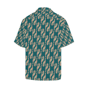 Greyhound Pattern Print Design 05 Men's All Over Print Hawaiian Shirt (Model T58)