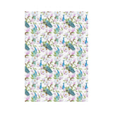 Peacock Pink Flower Pattern House Flag Garden Flag