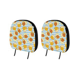 Beer Glass Pattern Car Headrest Cover