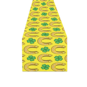 Horseshoes Pattern Print Design 01 Table Runner