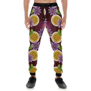 Passion Fruit Sliced Pattern Unisex Casual Sweatpants