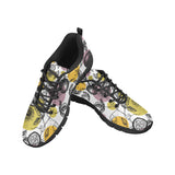 Passion Fruit Pattern Background Men's Sneakers Black