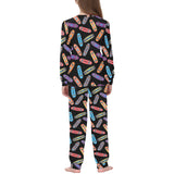 Skate Board Pattern Print Design 04 Kids' Boys' Girls' All Over Print Pajama Set