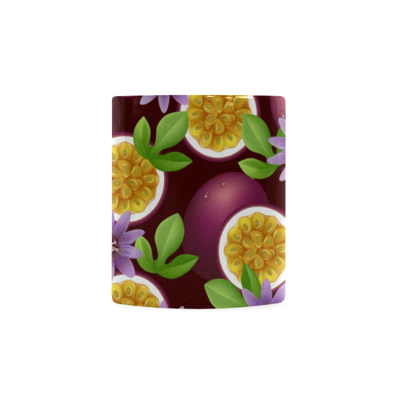 Passion Fruit Sliced Pattern Classical White Mug (FulFilled In US)