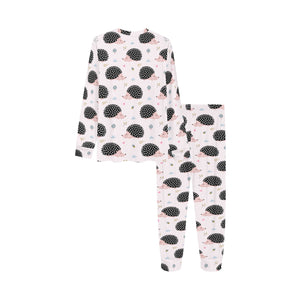 Hedgehog Pattern Print Design 04 Kids' Boys' Girls' All Over Print Pajama Set