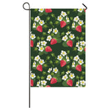 Strawberry Pattern Background House Flag Garden Flag