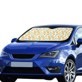 Giraffe Pattern Print Design 05 Car Sun Shade