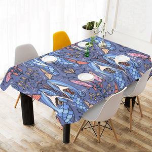 Mermaid Pattern Tablecloth