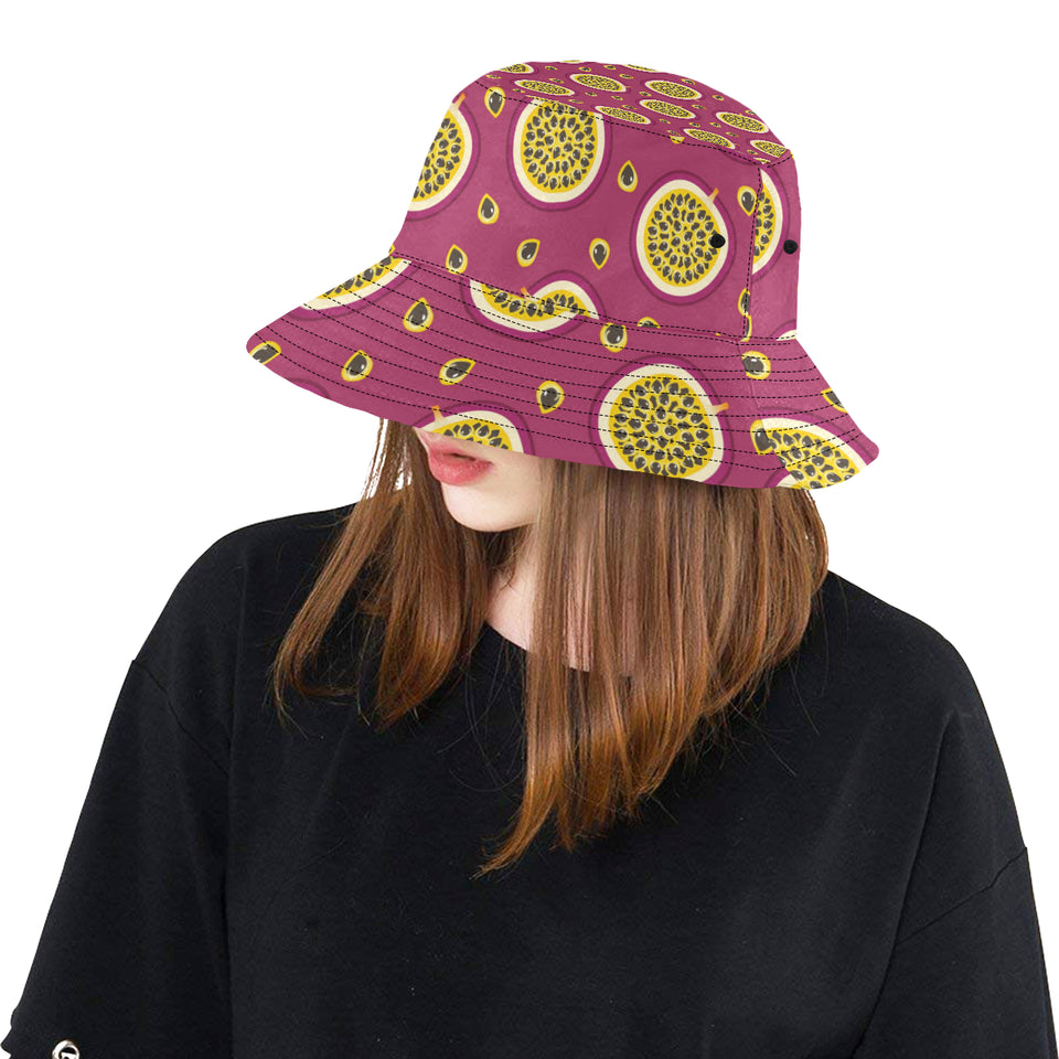 Sliced Passion Fruit Pattern Unisex Bucket Hat