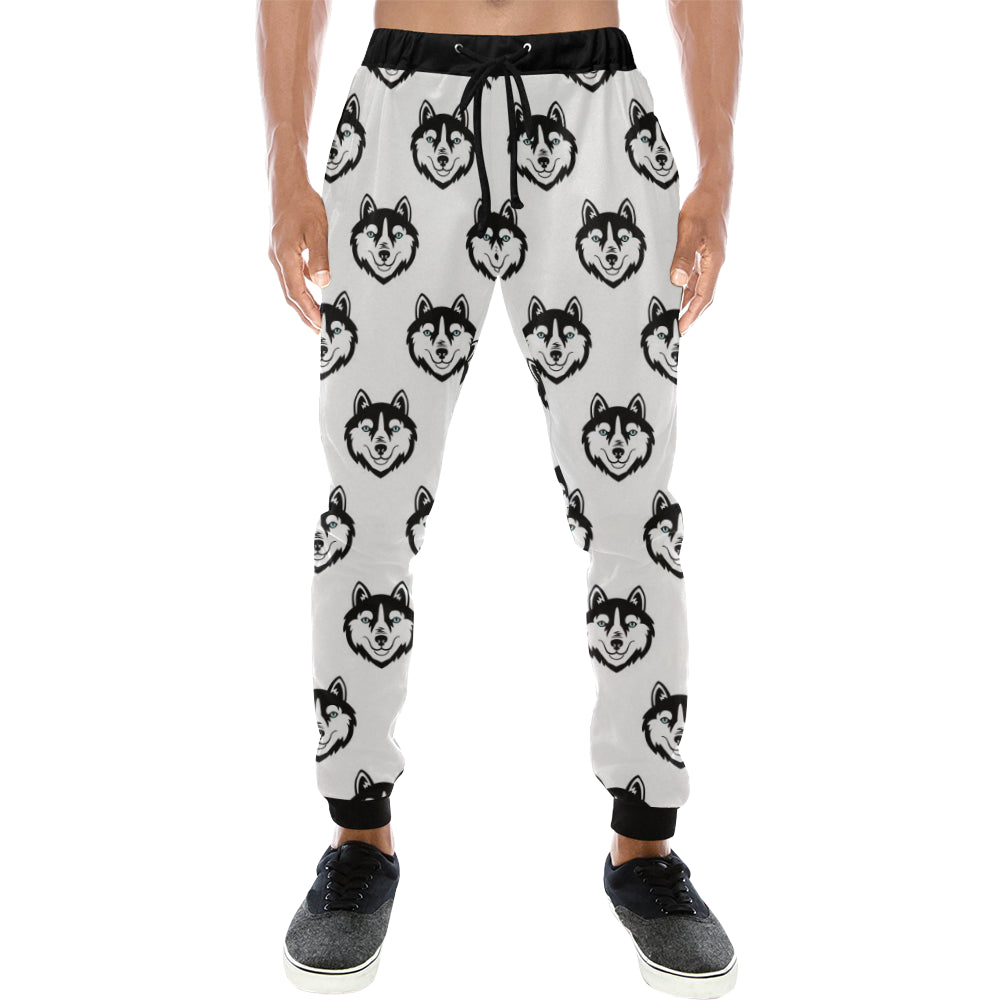 Siberian Husky Pattern Unisex Casual Sweatpants