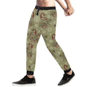 Peacock Tribal Pattern Unisex Casual Sweatpants