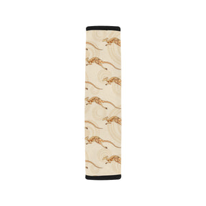 Kangaroo Aboriginal Pattern Background Car Seat Belt Cover