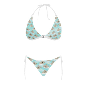 Sleep Koala Pattern Sexy Bikinis Two-Pieces Swimsuits