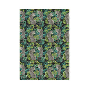 Leopard Leaves Pattern House Flag Garden Flag
