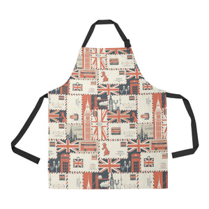 British Pattern Print Design 04 Adjustable Apron