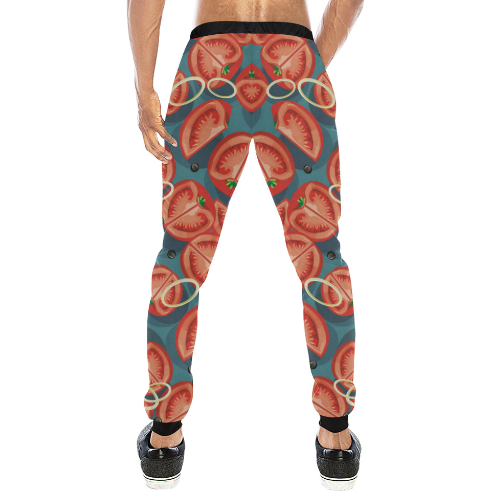 Tomato Pattern Background Unisex Casual Sweatpants