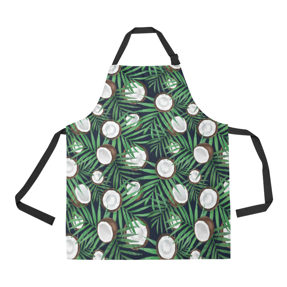 Coconut Pattern Print Design 01 Adjustable Apron