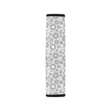 Gear Pattern Print Design 03 Car Seat Belt Cover