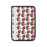 American Football Ball Red Helmet Pattern Car Seat Belt Cover