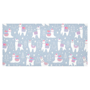 Llama Chirstmas Pattern Tablecloth