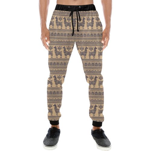 Llama Pattern Ethnic Motifs Unisex Casual Sweatpants