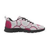 Sliced Dragon Fruit Pattern Men's Sneakers Black