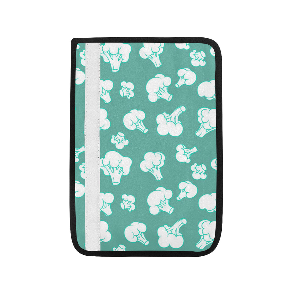 Broccoli Pattern Green background Car Seat Belt Cover