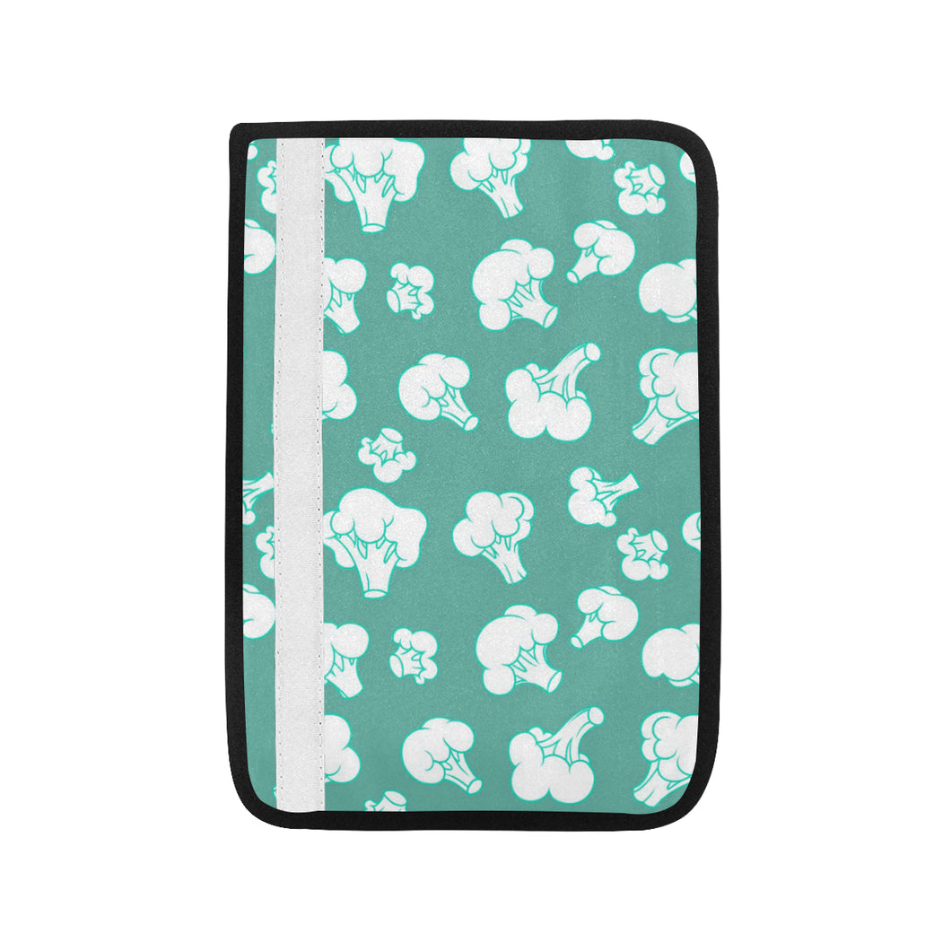 Broccoli Pattern Green background Car Seat Belt Cover