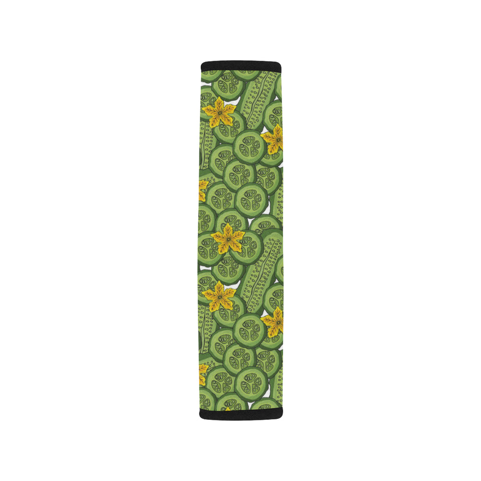 Cucumber Pattern Theme Car Seat Belt Cover