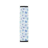 Blue Snowflake Pattern Car Seat Belt Cover