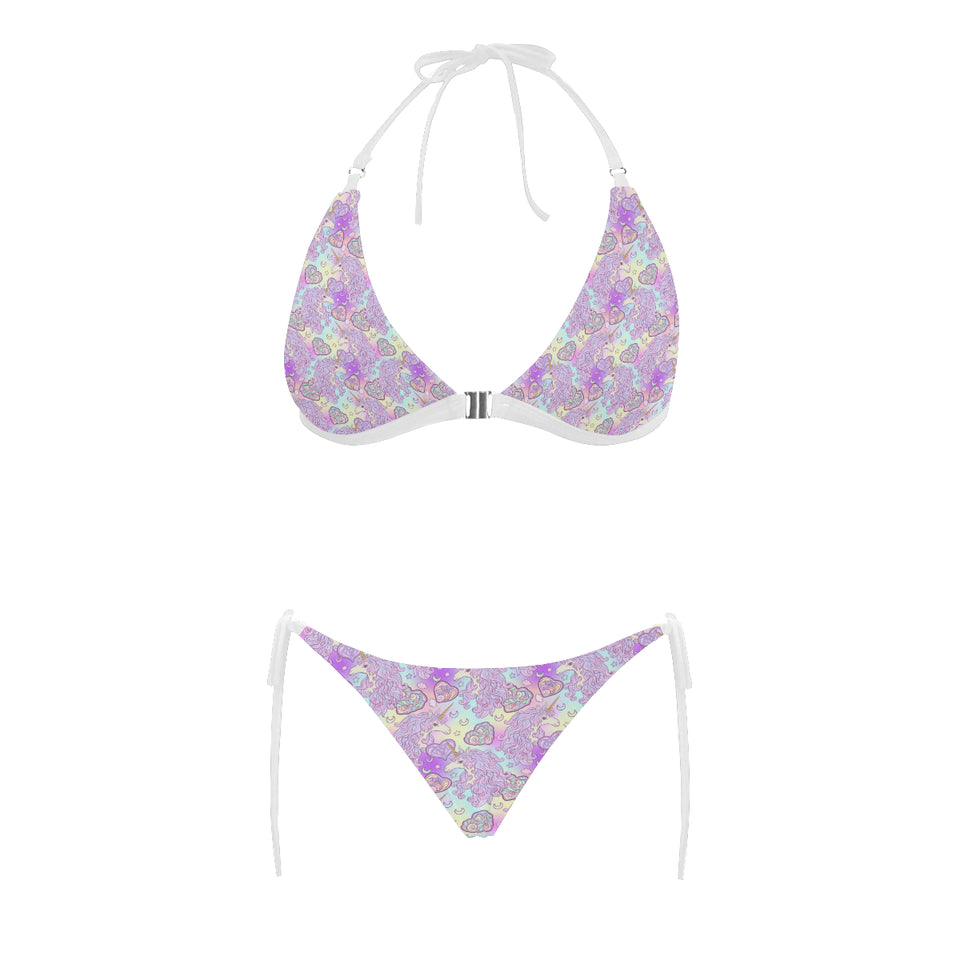 Unicorn Heart Pattern Sexy Bikinis Two-Pieces Swimsuits