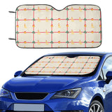 Golden Retriever Pattern Print Design 01 Car Sun Shade