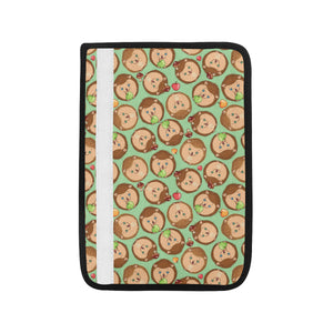 Hedgehog Pattern Print Design 01 Car Seat Belt Cover