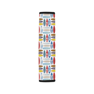 Surfboard Pattern Print Design 02 Car Seat Belt Cover