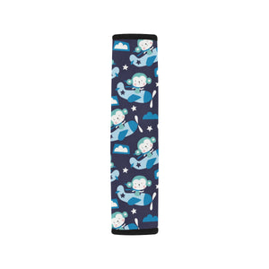 Monkey in Airplane Pattern Car Seat Belt Cover