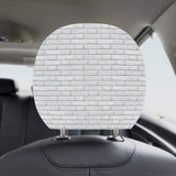 Brick Printed Pattern Print Design 05 Car Headrest Cover