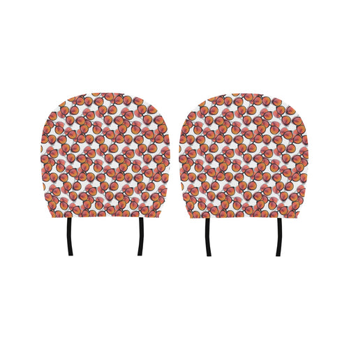 Sun Glasses Pattern Print Design 01 Car Headrest Cover