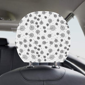 Darts Pattern Print Design 02 Car Headrest Cover