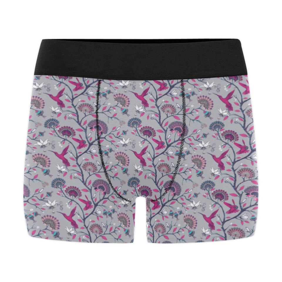 Hummingbird Pattern Print Design 04 Men's All Over Print Boxer Briefs Men's Underwear