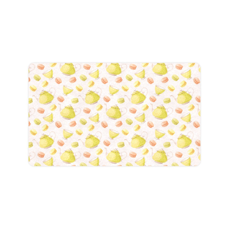 Tea pots Pattern Print Design 03 Doormat