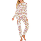 Tea pots Pattern Print Design 01 Women's All Over Print Pajama Set