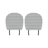 Engine Piston Pattern Print Design 03 Car Headrest Cover