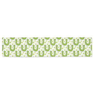 Horseshoes Pattern Print Design 02 Table Runner