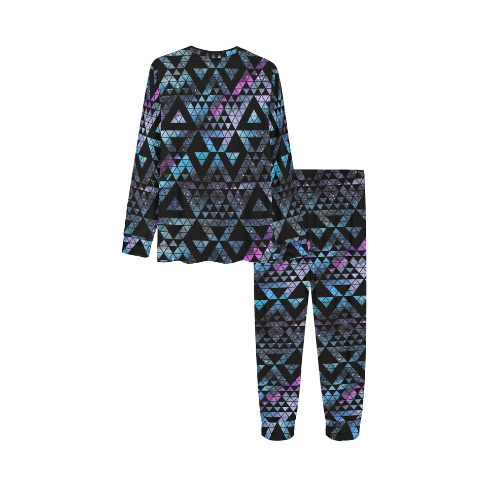 Space Galaxy Tribal Pattern Kids' Boys' Girls' All Over Print Pajama Set